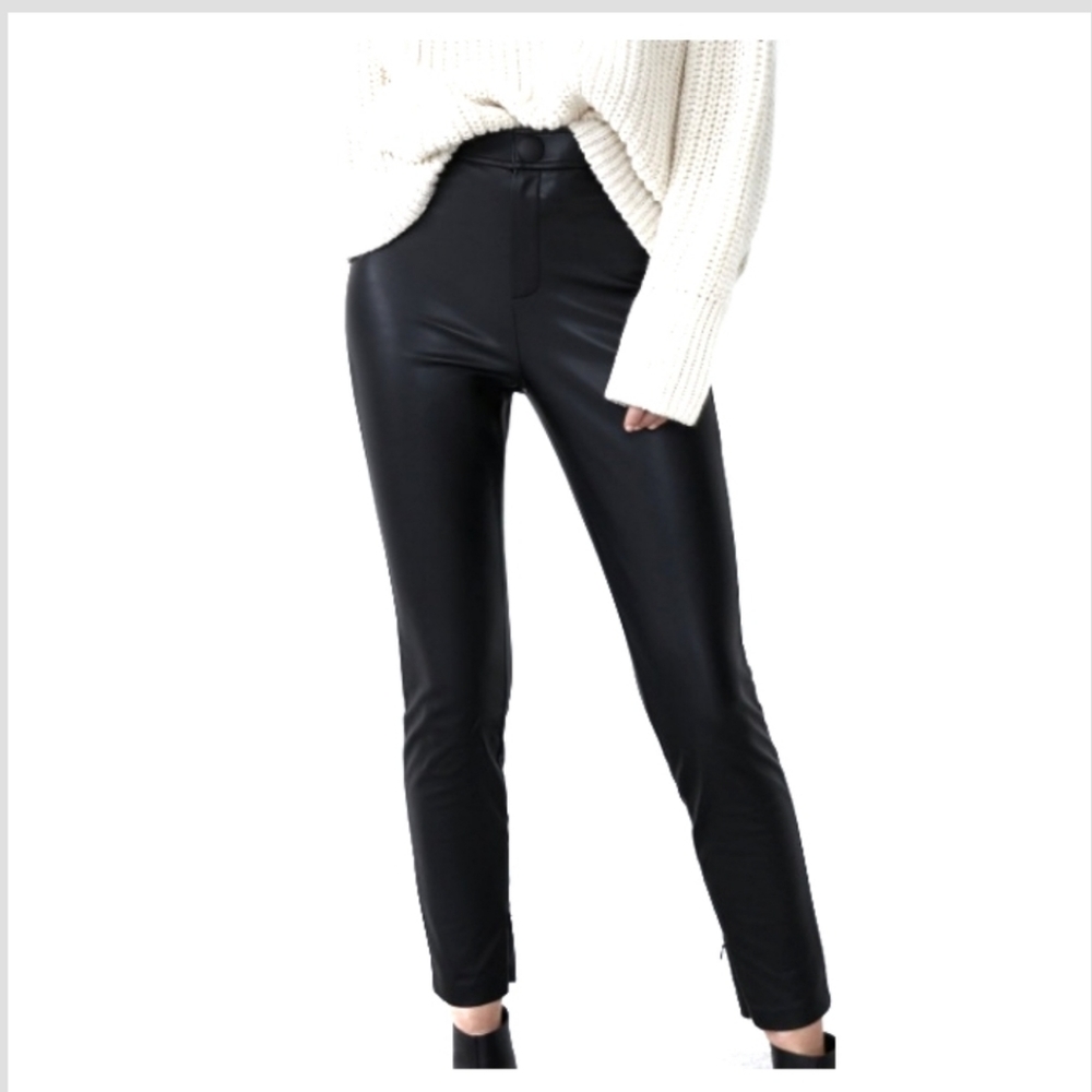 Zara Faux Leather Leggings